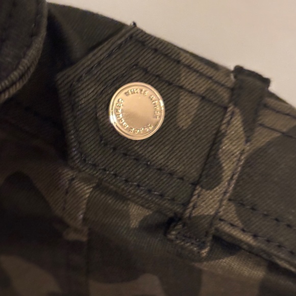 White House Black Market Jacket Xl Green Camo Full Zip - Picture 9 of 9